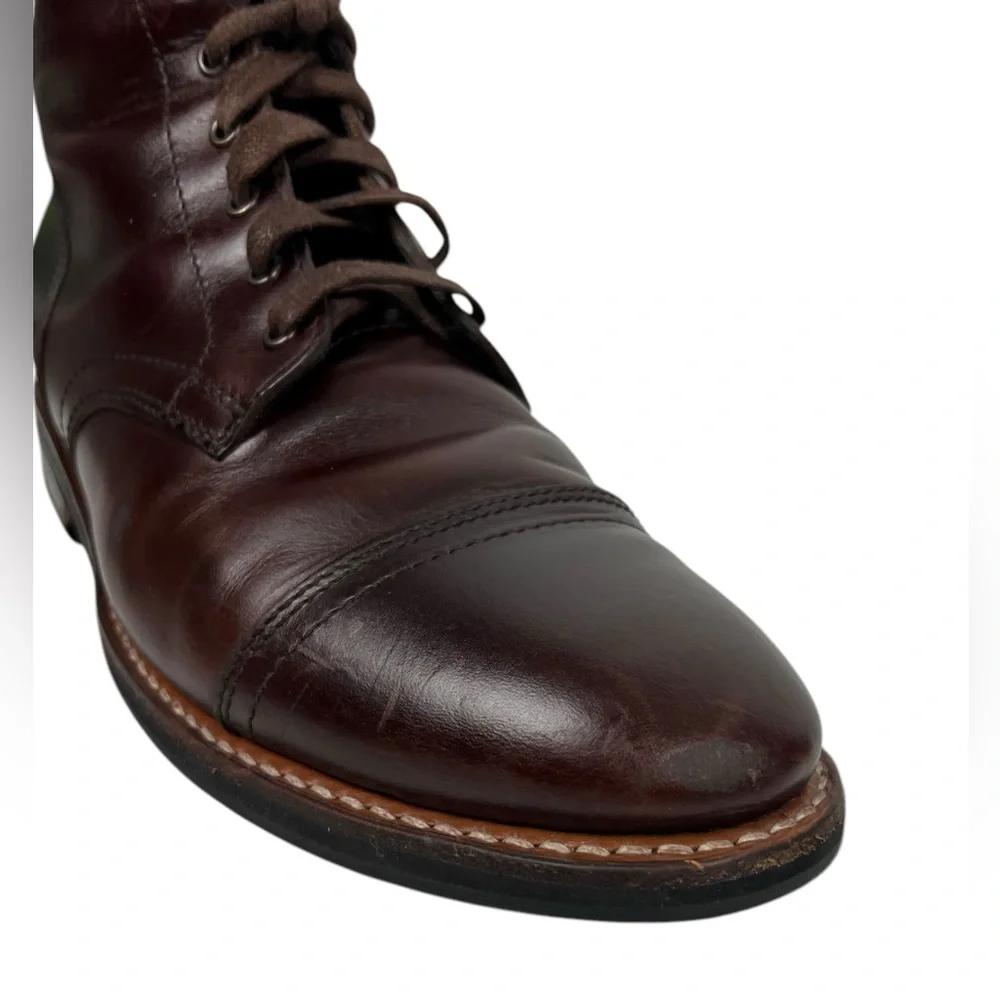 Thursday Boot Company Mens Captain Boots Brown Leather Lace Up Size US 11.5